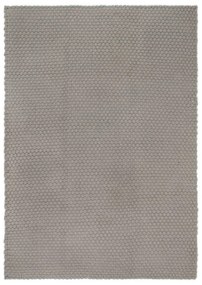 Tappeto Rettangolare Grigio 200x300 cm in Cotone