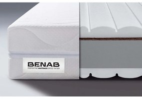 Materasso bifacciale in schiuma media/straordinaria 80x200 cm BonVitality HR - BENAB