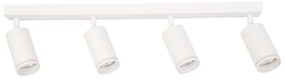Faretto PIPE 4xGU10/10W/230V bianco