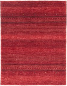 Loribaft Tappeto 200x150 Rosso (Iran) Annodato A Mano