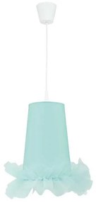 Duolla - Lampadario a sospensione per bambini BALLET 1xE27/40W/230V diametro 21 cm blu