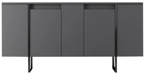 Credenza antracite 160x35 cm Luxe - Kalune Design