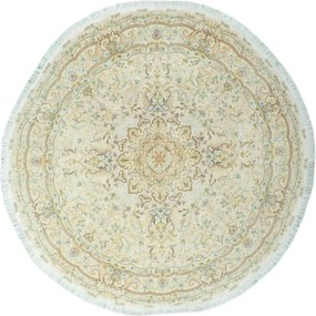 Tabriz Tappeto persiano 210x210 Beige (Iran) Annodato A Mano