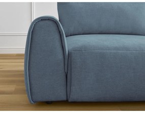 Divano angolare blu Aden – Bobochic Paris