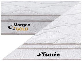 Materasso matrimoniale a molle 3 zone e memory foam 160 x 200 cm - WOLKENTANZ di YSMÉE