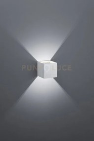 Louis applique led 4,3w 430lm, 3000k cubo bi-direzionale colore all...