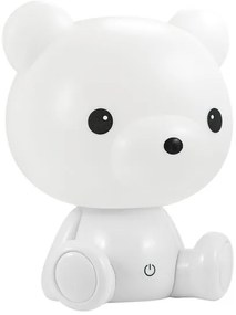 Lampada notturna LED dimmerabile per bambini 2,5W/230V orsacchiotto bianco