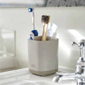 Portaspazzolino verticale beige in plastica EasyStore – Joseph Joseph