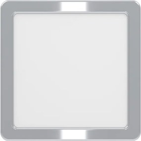 Eglo 901765 - Plafoniera per bagno FUEVA LED/7W/230V 15x15 cm IP44 cromo