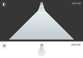 Lampadine LED con sensore crepuscolare A60 E27/9W/230V 3000K