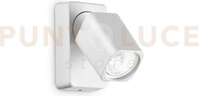 Rudy square applique a parete orientabile 1 luce attacco gu10 lampa...