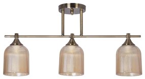 Lampadario a sospensione con supporto rigido 3xE14/60W/230V ottone