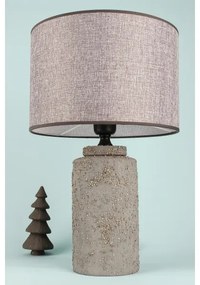 Lampada da tavolo RAMZES 1xE27/40W/230V grigia