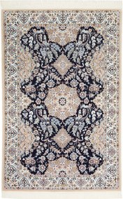 Nain Tappeto persiano 160 x 110 Blu (Iran) Annodato A Mano