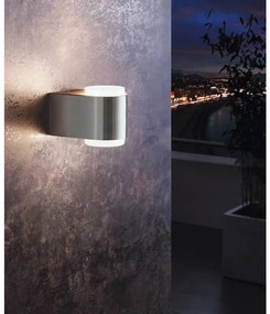 Applique LED moderno da esterno Briones grigio EGLO IP44