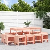 Set da Pranzo per Giardino 13 pz in Legno Massello di Douglas 3157726