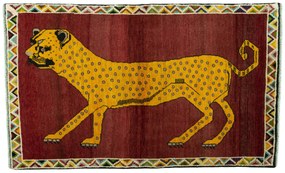 Gabbeh Tappeto persiano 180x110 Rosso (Iran) Annodato A Mano