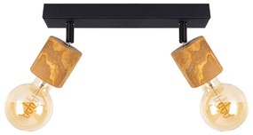Plafoniera scandinavo Plafoniera scandinavo Matilde 2 x E27 nero IP20, 2XE27