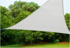 Tenda Vela Ombreggiante Triangolare 5x5x5 m Bianco in HDPE