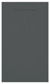 Piatto Doccia 80x200 Effetto Pietra Duplach "Zeus" Antracite