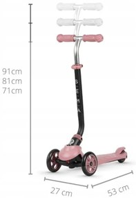 QPlay - Per bambini scooter 4in1 SEMA rosa