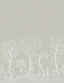 Cole & Son Wandbild Seasonal Woods - Platinum Matte