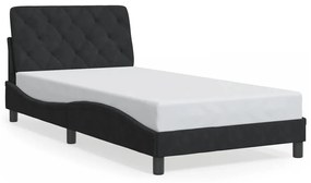 Giroletto Con Luci Led Nero 100x200 Cm İn Velluto /