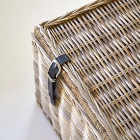 Tikamoon - baule cesta cesto in rattan fibre vegetali naturale 150 cm