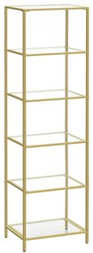 Libreria GLASY dorata