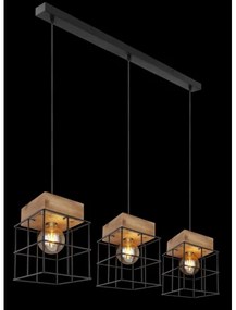 Globo 15530-3H - Lampadario su filo MERRIL 3xE27/60W/230V