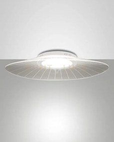 Vela plafoniera bianca l.78x55cm a led 3000k - 40w - 5400 lm dimmer...