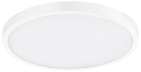 Plafoniera Moderna Fueva 1 In Alluminio Bianco Led Integrato 22,3W 3000K Ip20