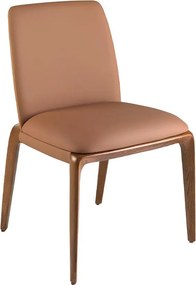 Set di 2 sedie da pranzo fatte a mano in similpelle Richard