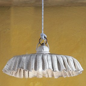 1-light suspension lamp, ceramic - C903 - Modena- Ferroluce