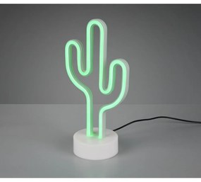 Lampada da tavolo a LED bianca (altezza 29 cm) Cactus - Reality