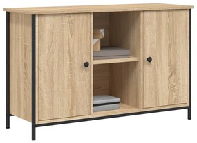 Mobile porta tv rovere sonoma 100x35x65 cm in legno multistrato