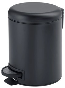Pattumiera Bagno Con Pedale 3 Lt Gedy "Potty" Nero Opaco