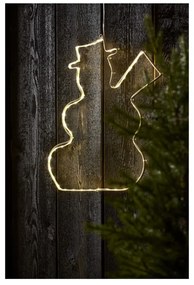 Decorazione a LED da appendere Lumiwall Snowman, altezza 50 cm - Star Trading