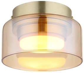 Globo 16055DG - Plafoniera LED HIGGINS 1xGX53/6W/230V diametro 13 cm marrone