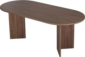 Tavolo da pranzo con effetto noce 90x200 cm Sabella – Kalune Design