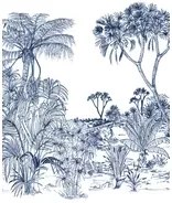 Tenue de Ville Wandbild Savane - Cobalt