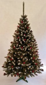 Albero di Natale artificiale con sorbo 150 cm