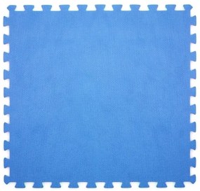 6PZ Tappeto tappetino puzzle morbido per piscina 60X60X0.8 BLU DH43871