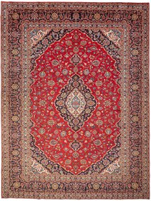 Kashan Tappeto persiano 260 x 350 Rosso (Iran) Annodato A Mano