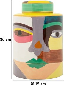 Vaso Piccassy Color Top Cm Ø 19X28