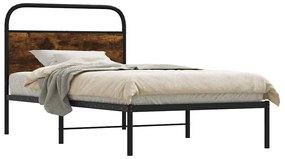 Giroletto Senza Materasso Rovere Fumo 90x200 Cm İn Truciolato /