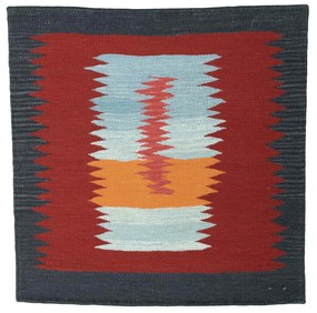 Kilim Tappeto 90 x 90 (Iran) Tessuto A Mano