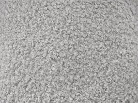 Divano grigio chiaro con rivestimento in bouclé 232 cm Hippolyte – Bobochic Paris