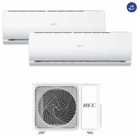 Climatizzatore condizionatore dual split inverter modello tide plus r32 9000+12000 btu a++/a+ hec by Haier