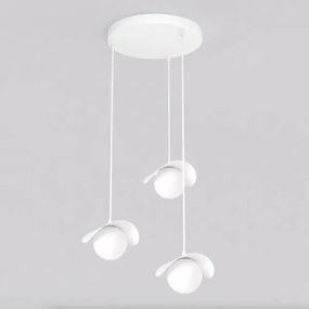 Lampadario sospeso su cavo RITUAL 3xG9/8W/230V bianco